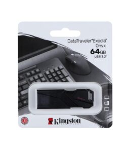 MEMORIA USB | KINGSTON / DATATRAVELER EXODIA ONYX / 64GB / USB 3.2 GEN 1 / NEGRO MATE