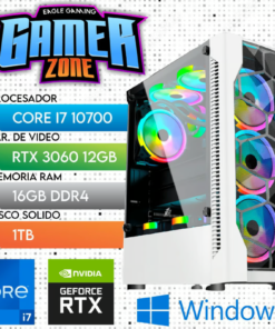 COMPUTADORA PC GAMER CORE I7 10700 | RTX 3060 12GB | 16GB RAM DDR4 | SSD 1TB