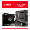 PLACA MADRE | MSI A520M A PRO