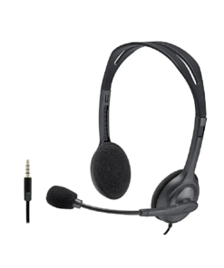 AUDÍFONOS | LOGITECH H111 CON MICRÓFONO / NEGRO